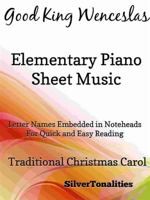 cover image of Good King Wenceslas Elementary Piano Sheet Music